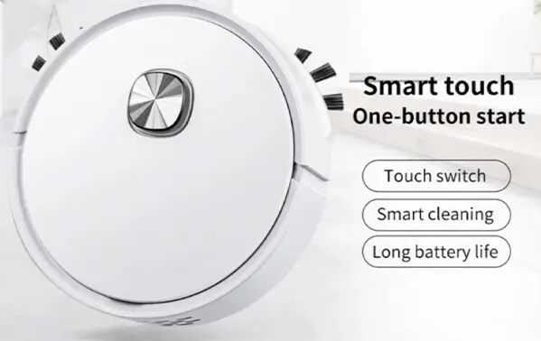 RoboVac Pro single touch control on the top plate